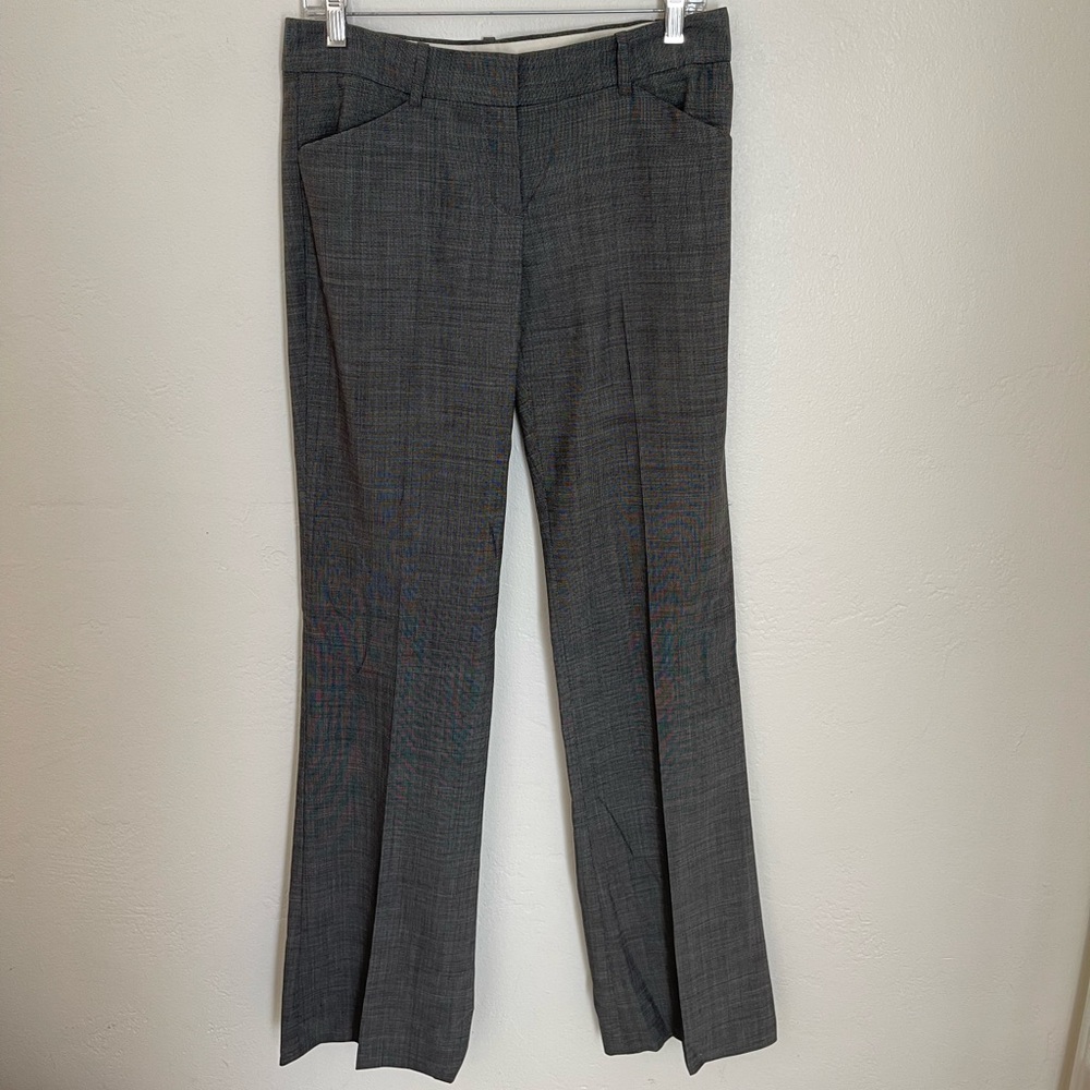 Theory woman grey straight leg slacks